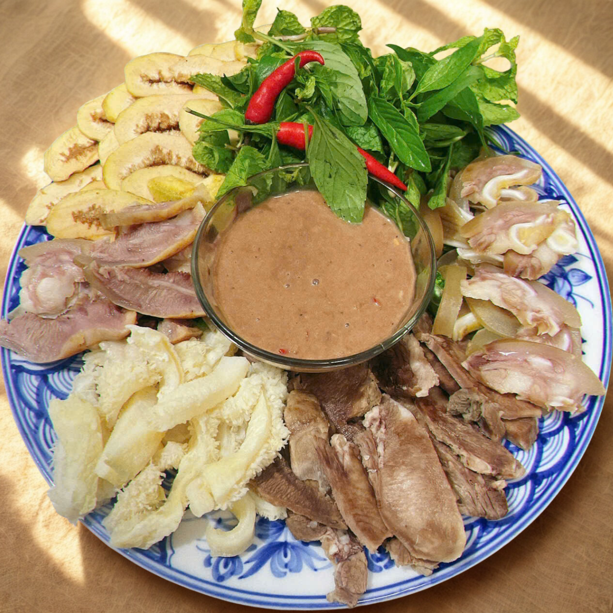 BÒ KHĂN LONG MẮM RUỐC - 119k
