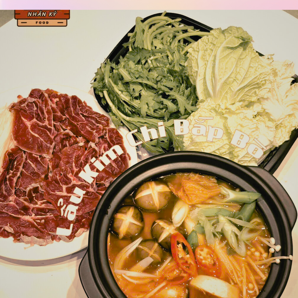 LẨU BẮP BÒ KIM CHI - 249k