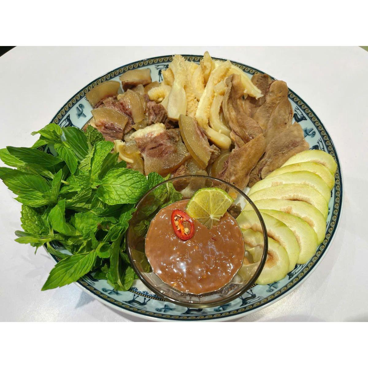 LƯỠI BÒ KHĂN LONG MẮM RUỐC