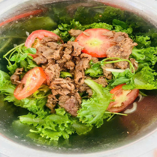 BÒ TRỘN SALAD DẦU GIẤM